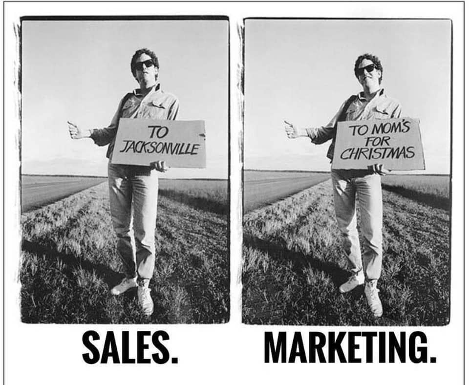 sales vs marketing