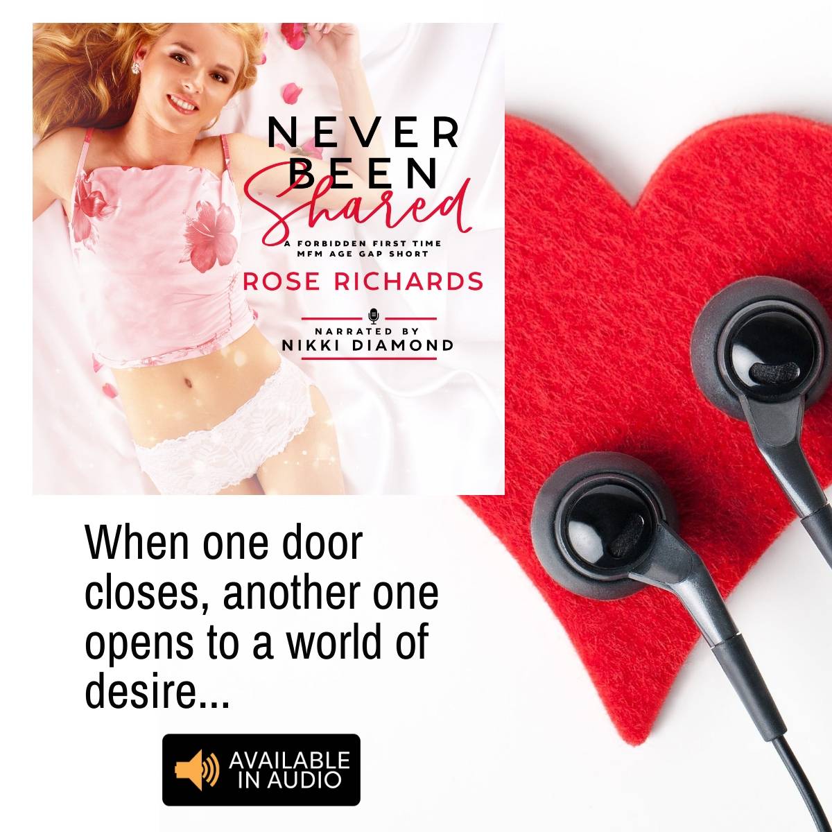 Never Been Shared audiobook cover