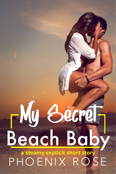 My Secret Beach Baby, couple kissing at ocean