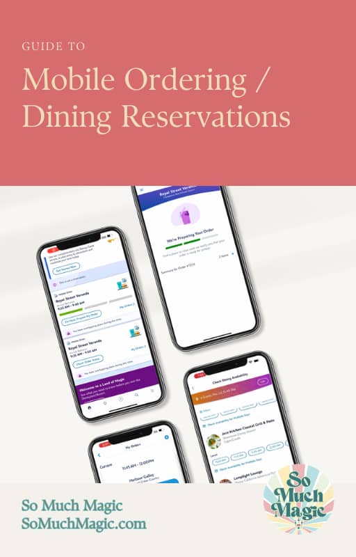 Guide to Mobile Ordering at Disneyland