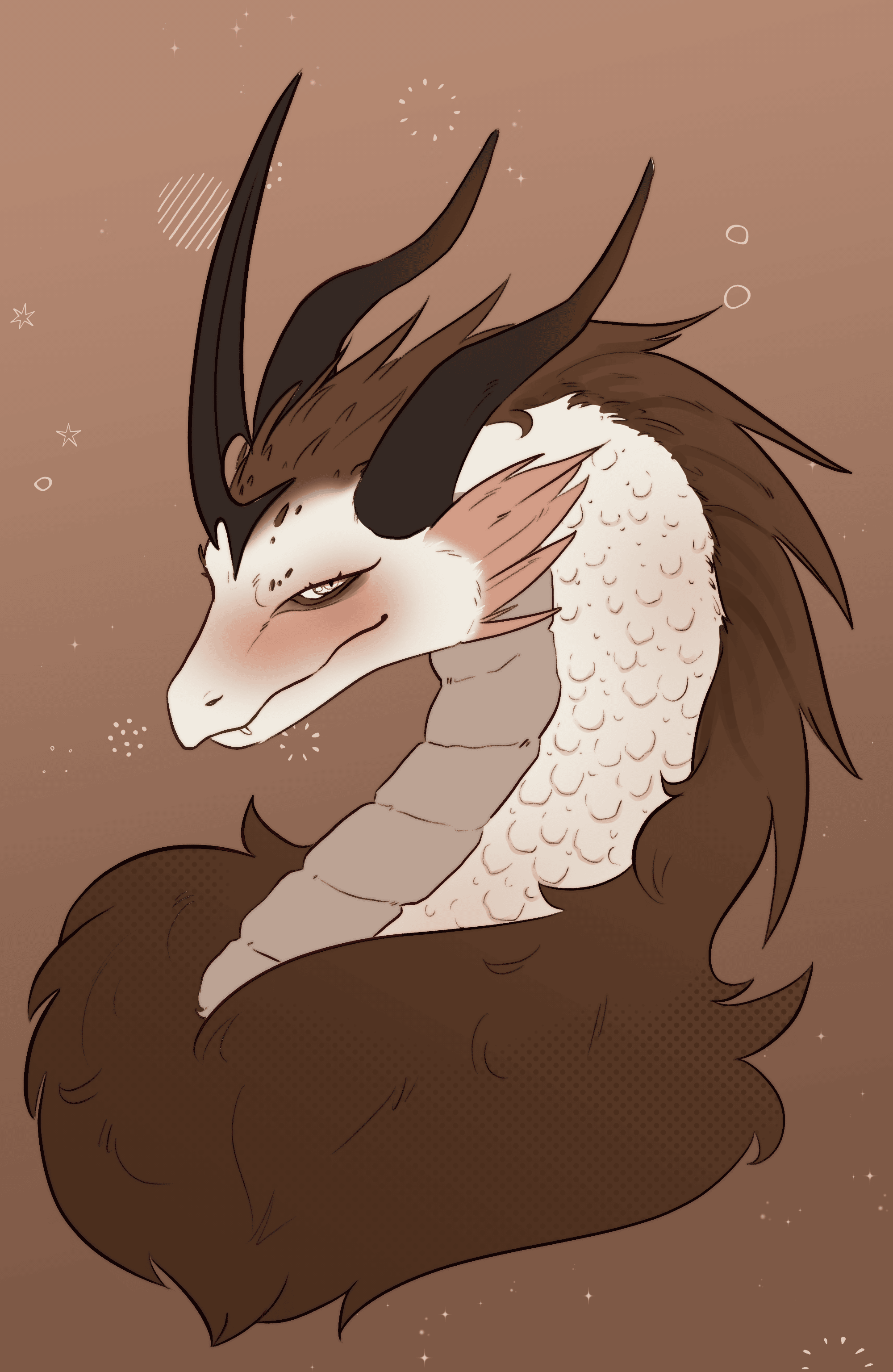 A decorative dragon avatar.