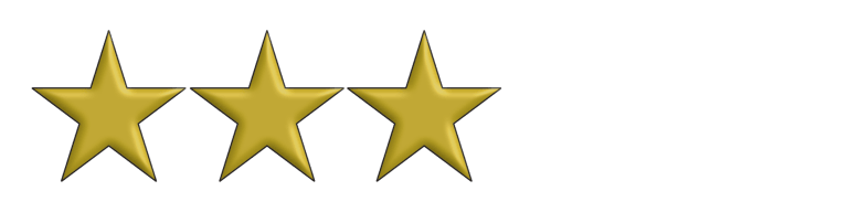 3 Gold Stars