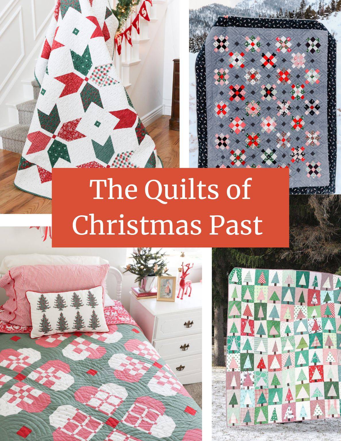 Christmas Quilts made over the past 20 years by Amy Smart