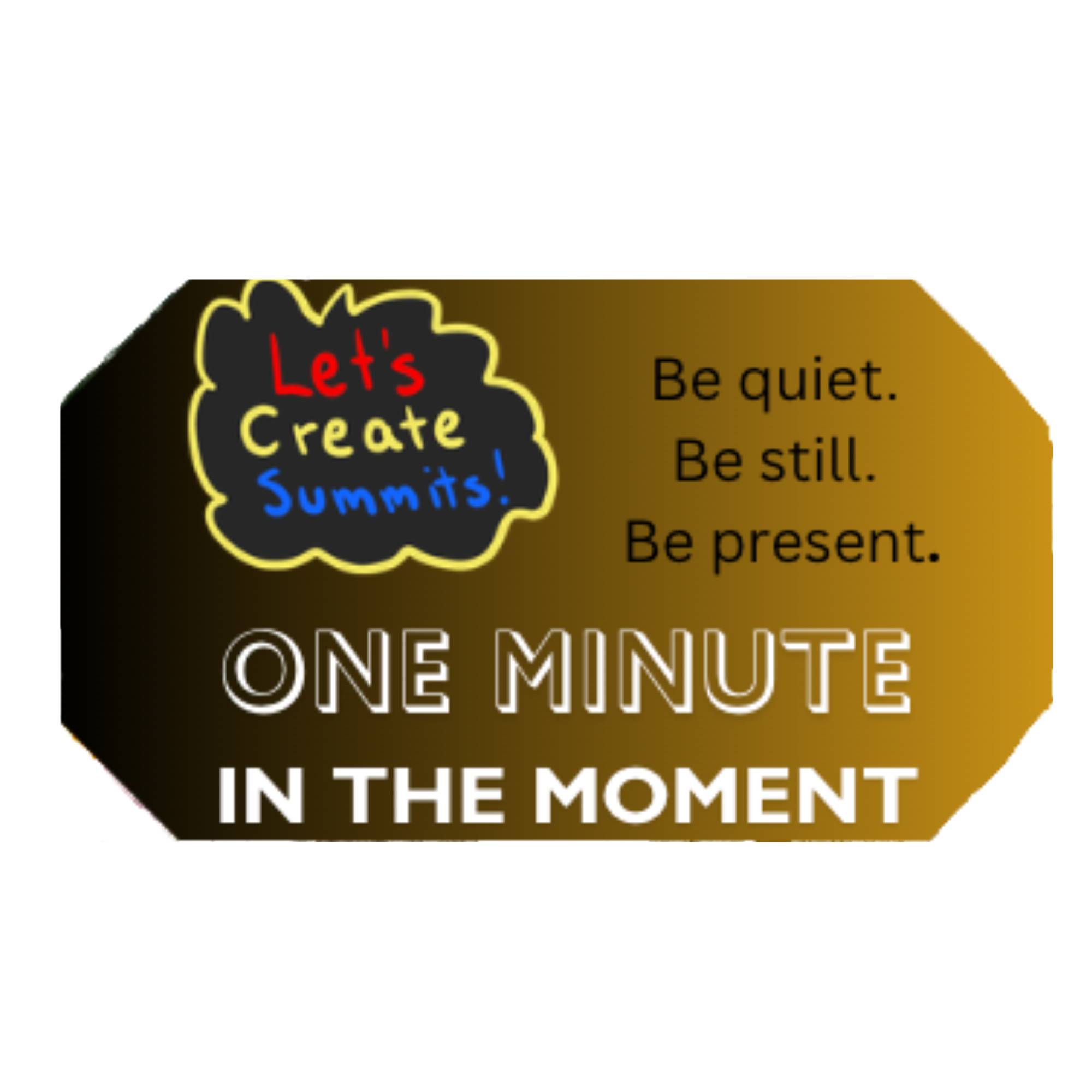 One Minute in the Moment logo