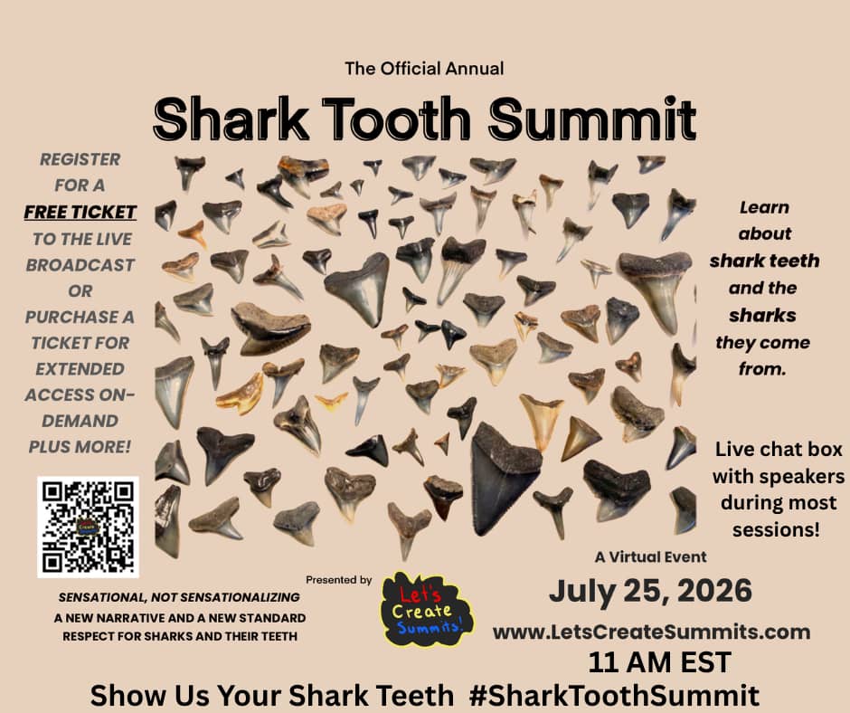 tan event promo with shark teeth and info 