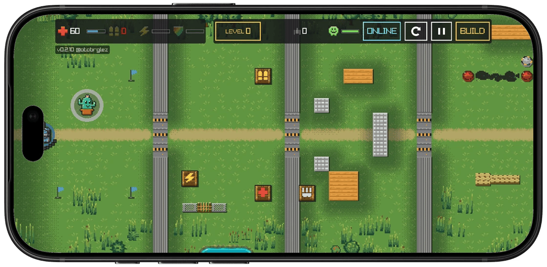 BongBong v0.2.10 on iPhone 18 via simulator.