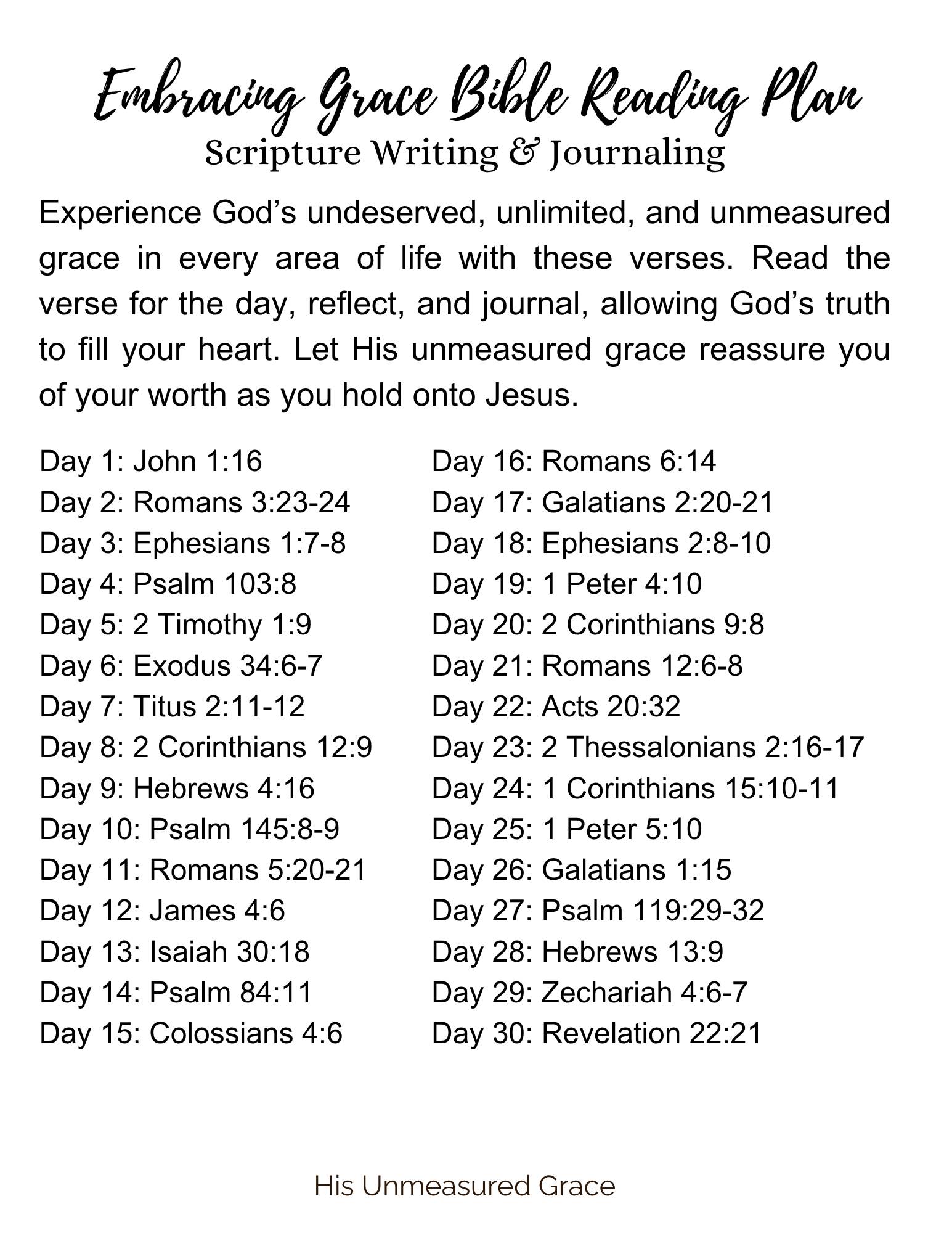 ?Why I’m Loving the Embracing Grace Bible Plan Right Now ?