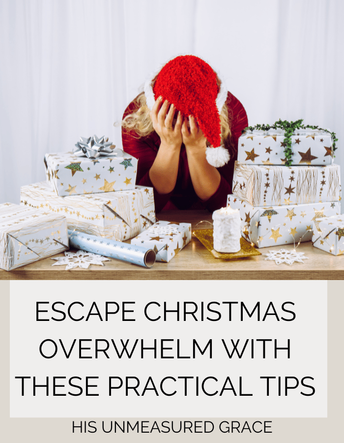 Get unstuck from the Christmas Overwhelm, live fully calm