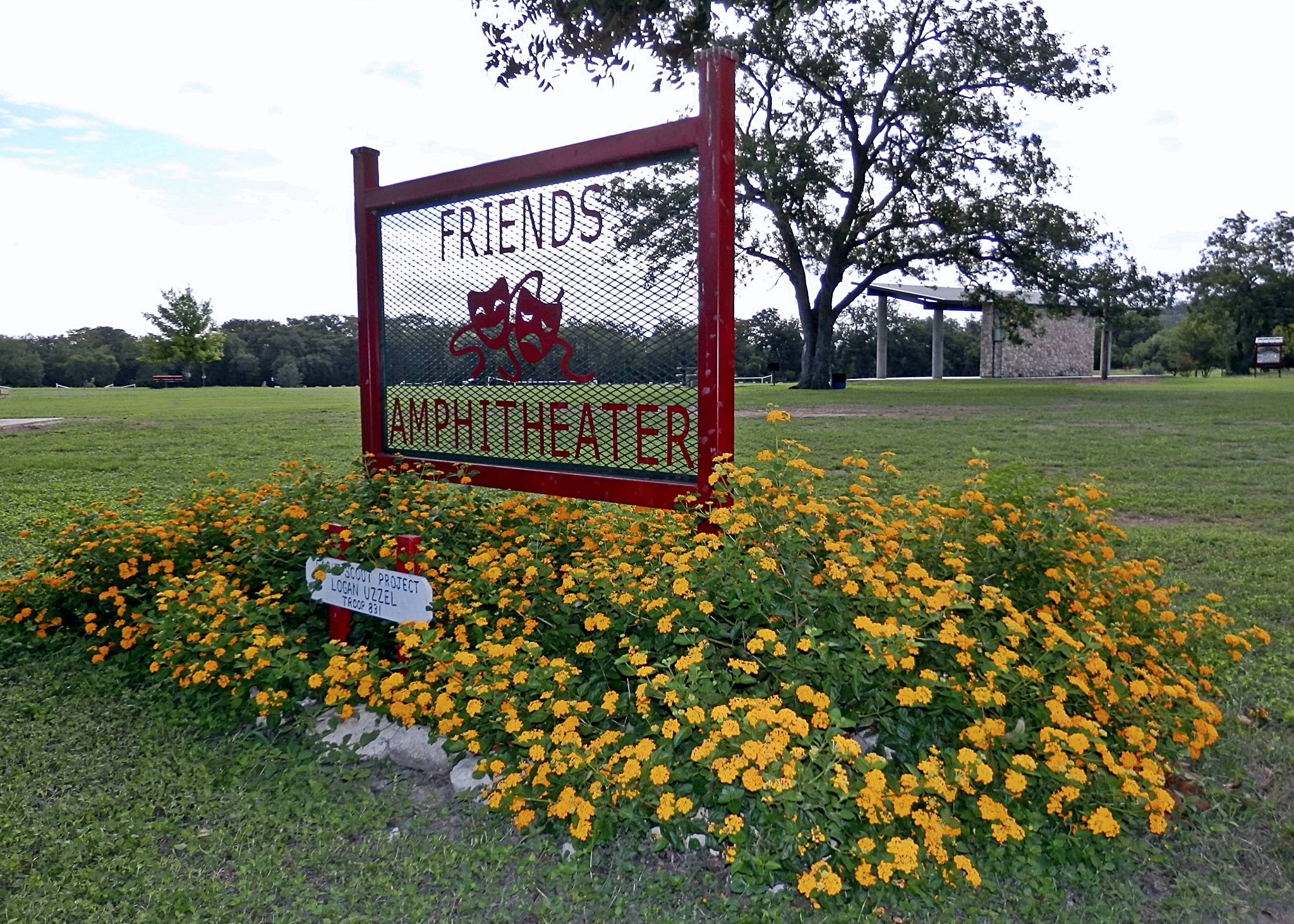 amplitheater sign in the castroville regional park