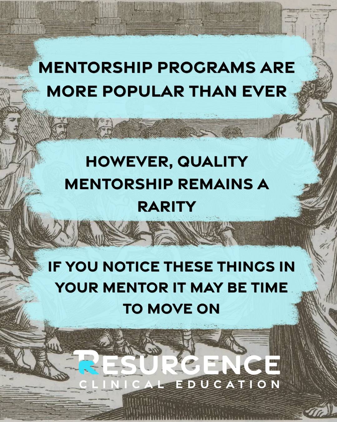 Mentorship can be incredibly valuable for any clinician at any stage of their career.

However, there are more mentorship programs and mentors than ever before. Not all of them may be valuable to you.

The actual process of mentorship is only as valuable as the mentor steering the ship and fostering the process. 

Mentoring and coaching others to foster their growth and facilitate a transformative process is a challenge. It takes skill, patience, knowledge, and generosity with one's own time. 

#clinicaleducation #physiotherapy #mentorship