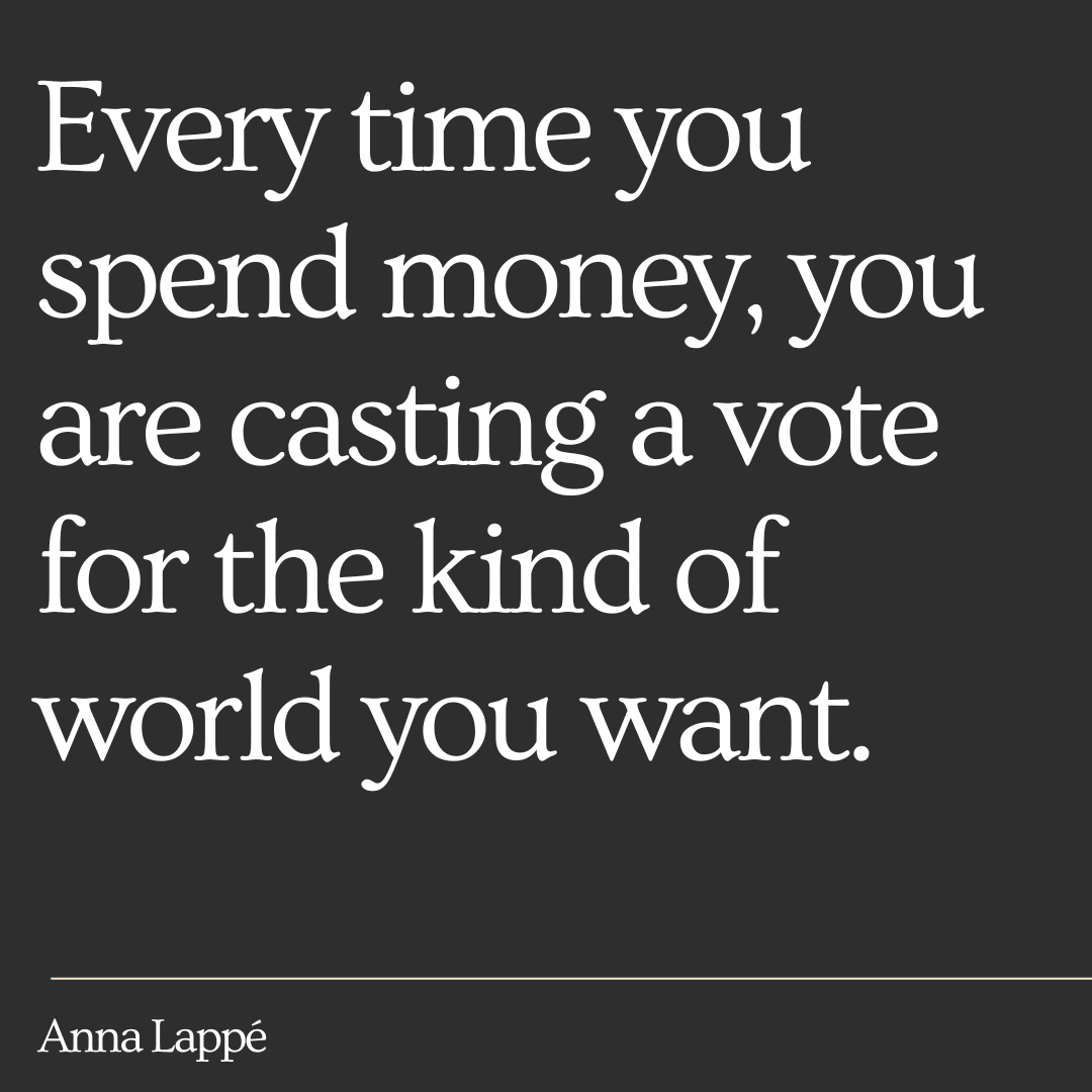Quote by Anna Lappe