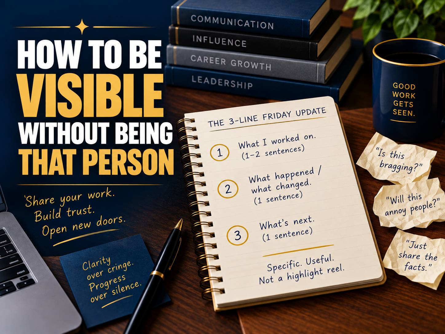How to Be Visible Without Being That Person