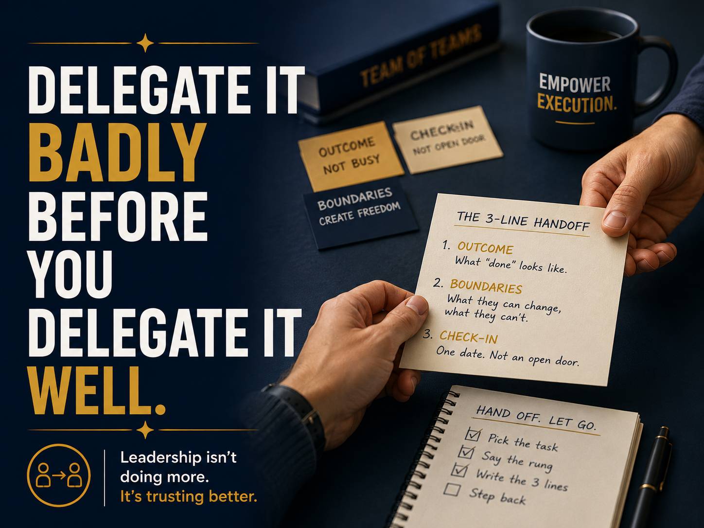 Delegate It Badly Before You Delegate It Well