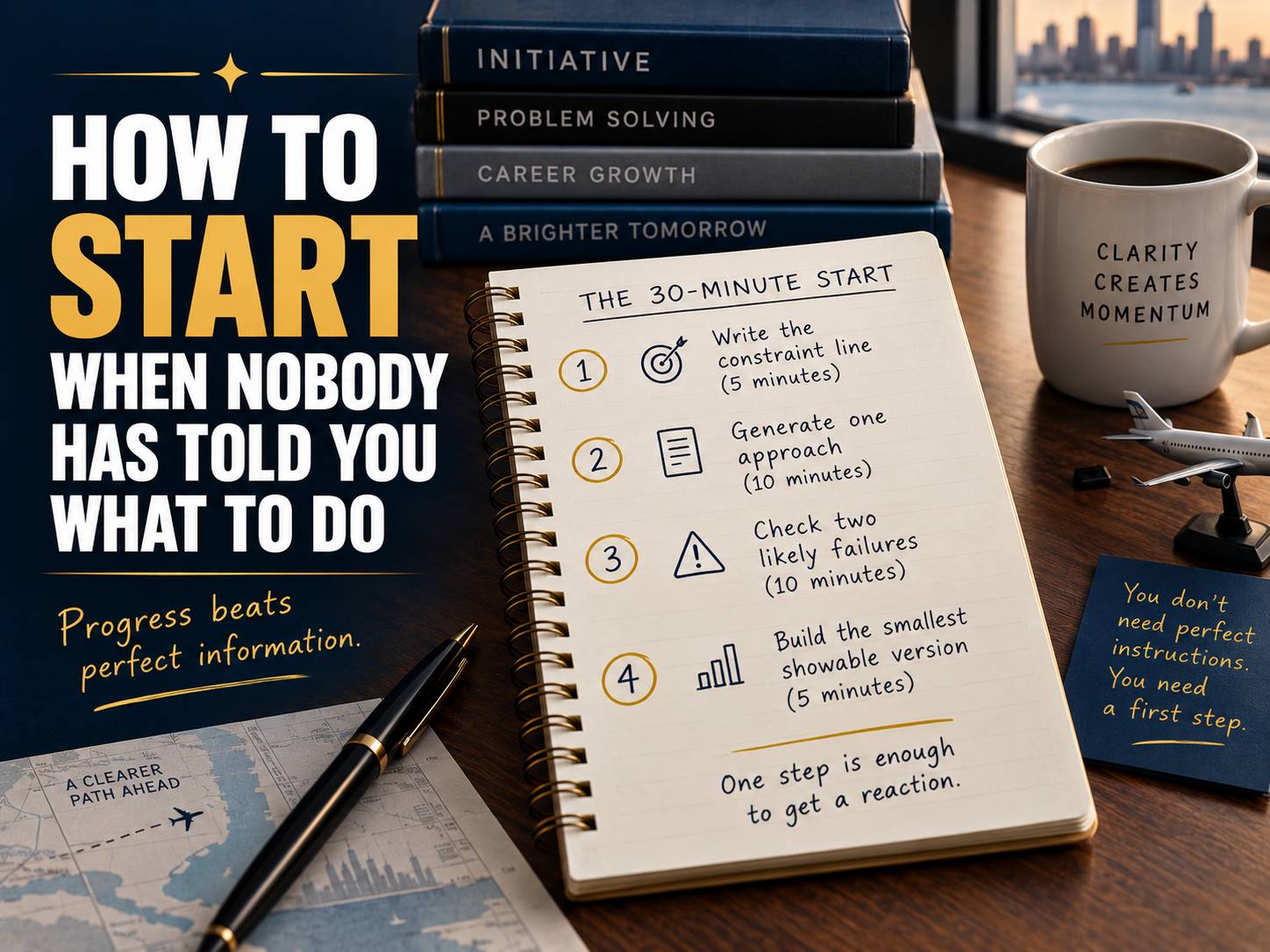How To Start When Nobody Has Told You What To Do