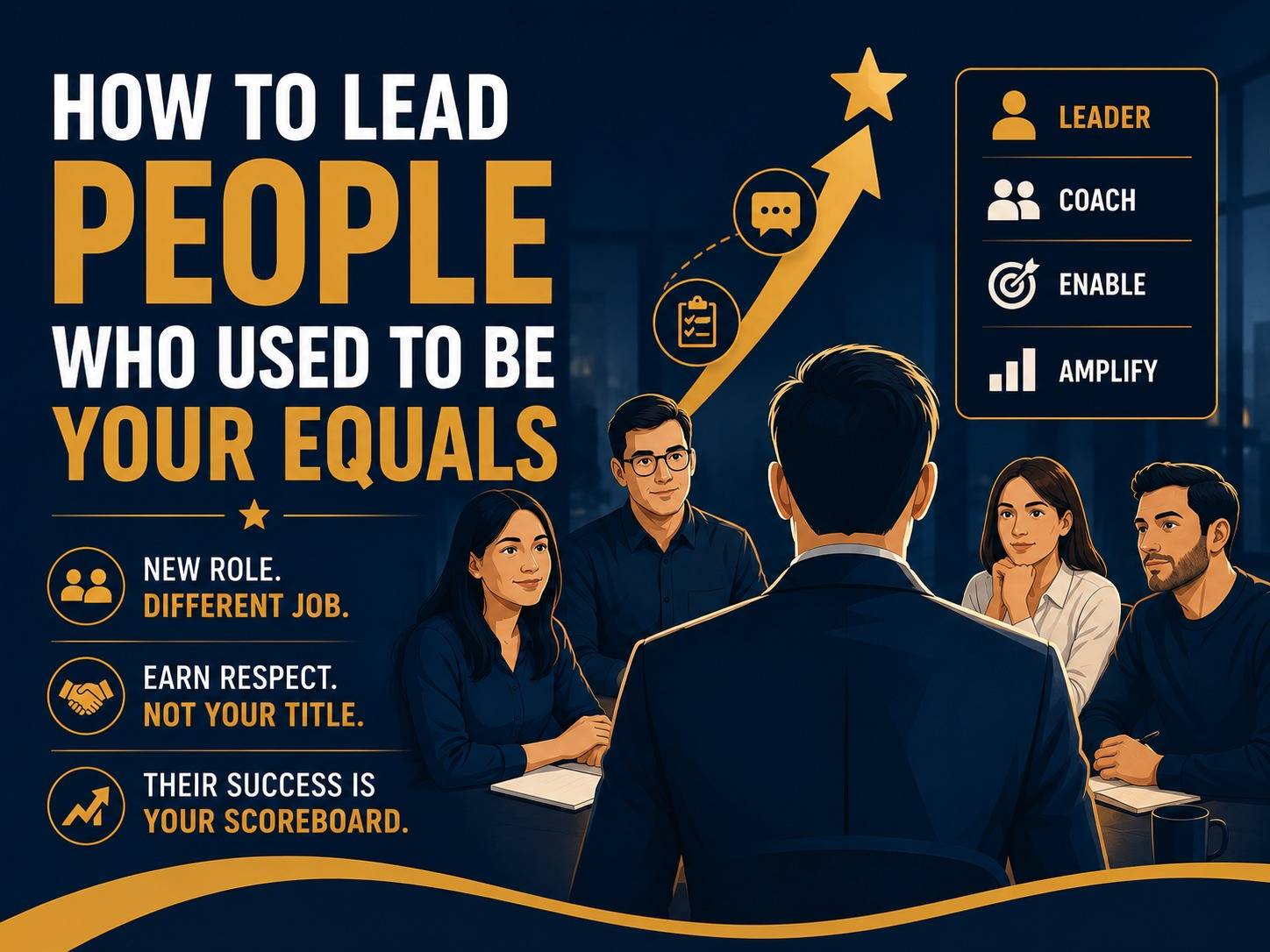 How to Lead People Who Used to Be Your Equals