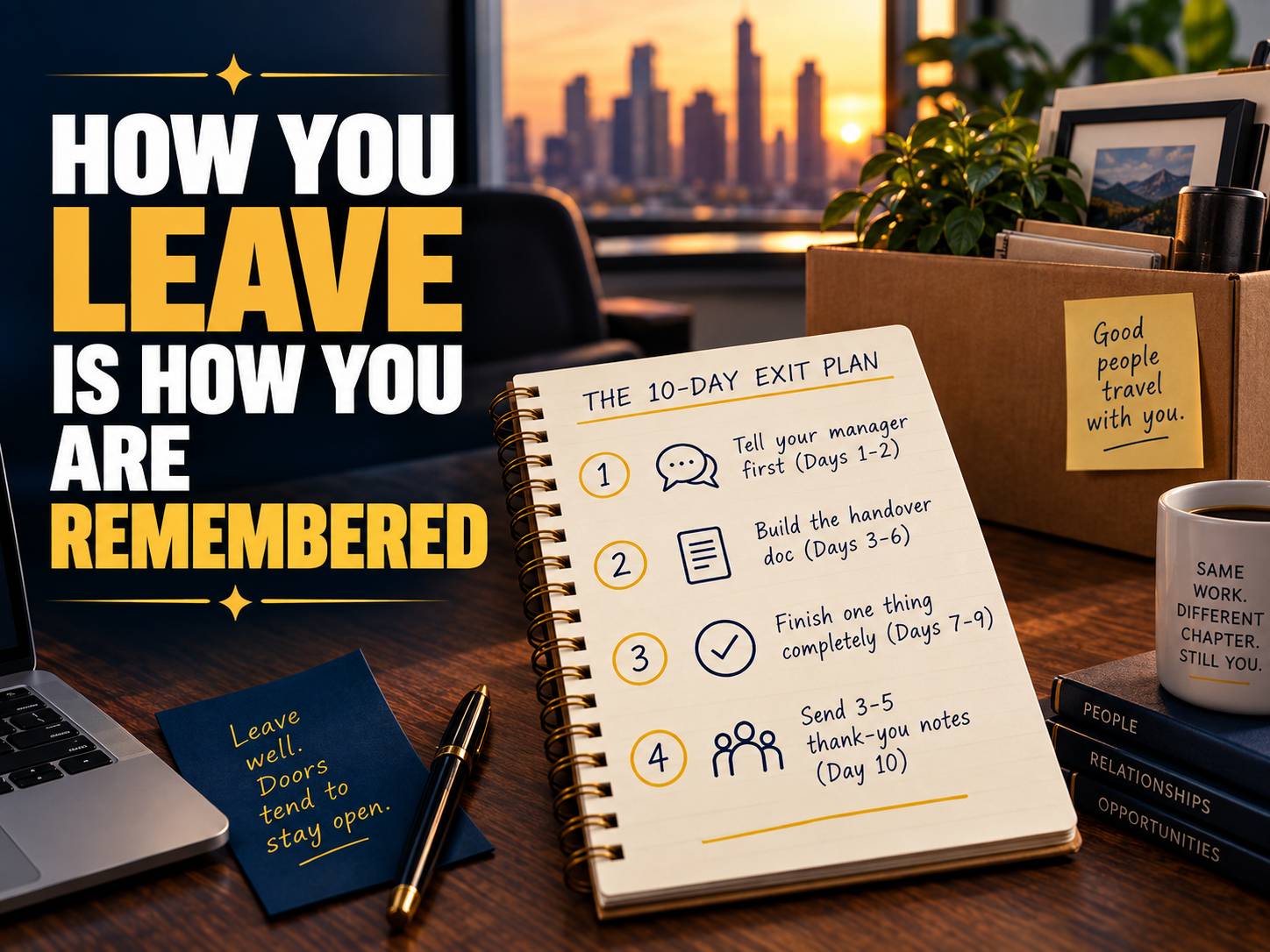 How You Leave Is How You Are Remembered