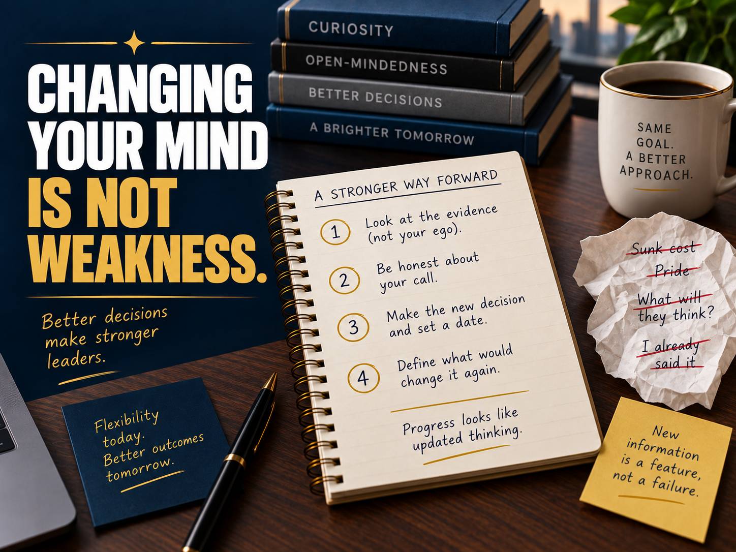 Changing Your Mind is Not Weakness