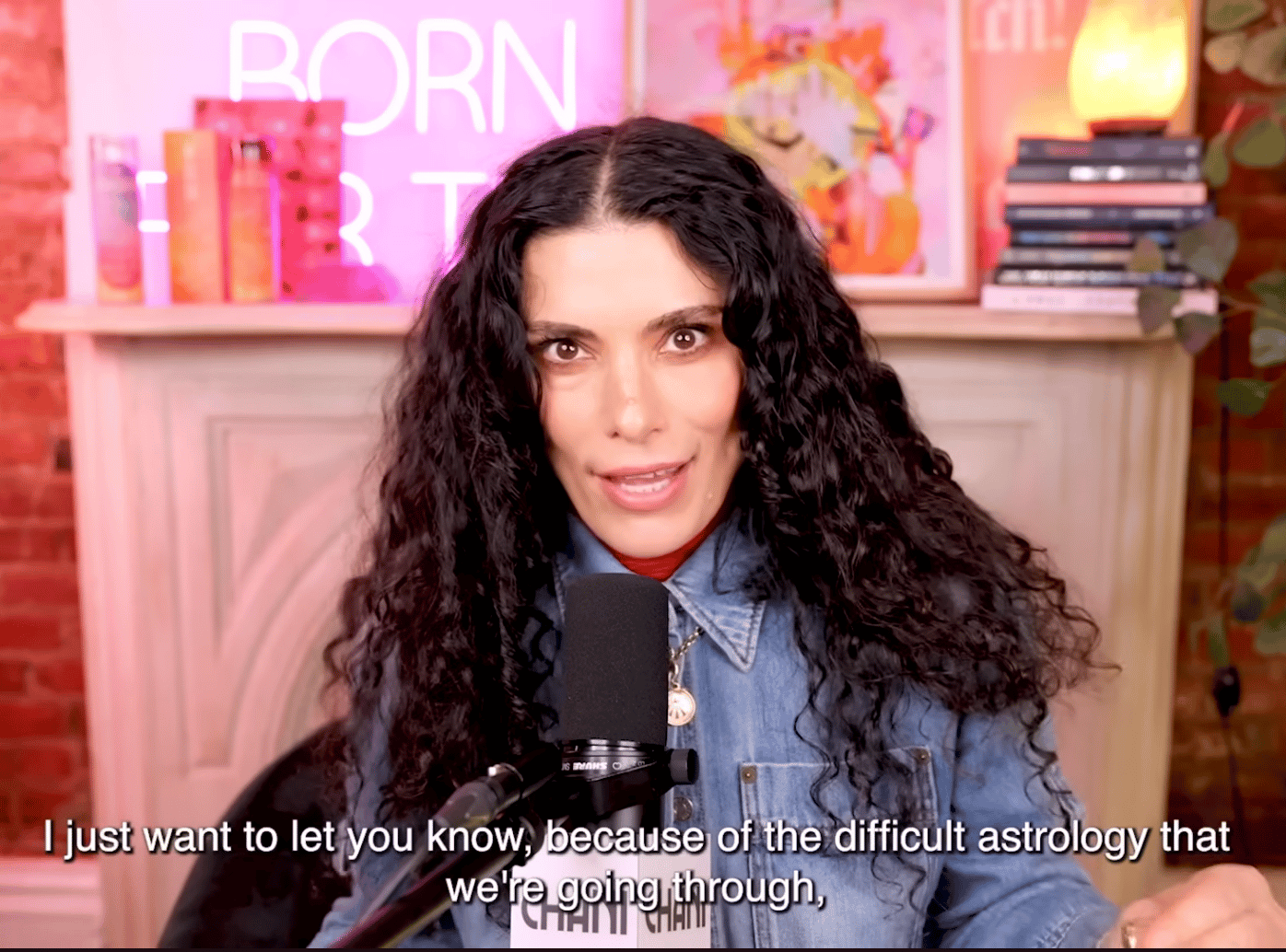 Because of the difficult astrology this week says CHANI