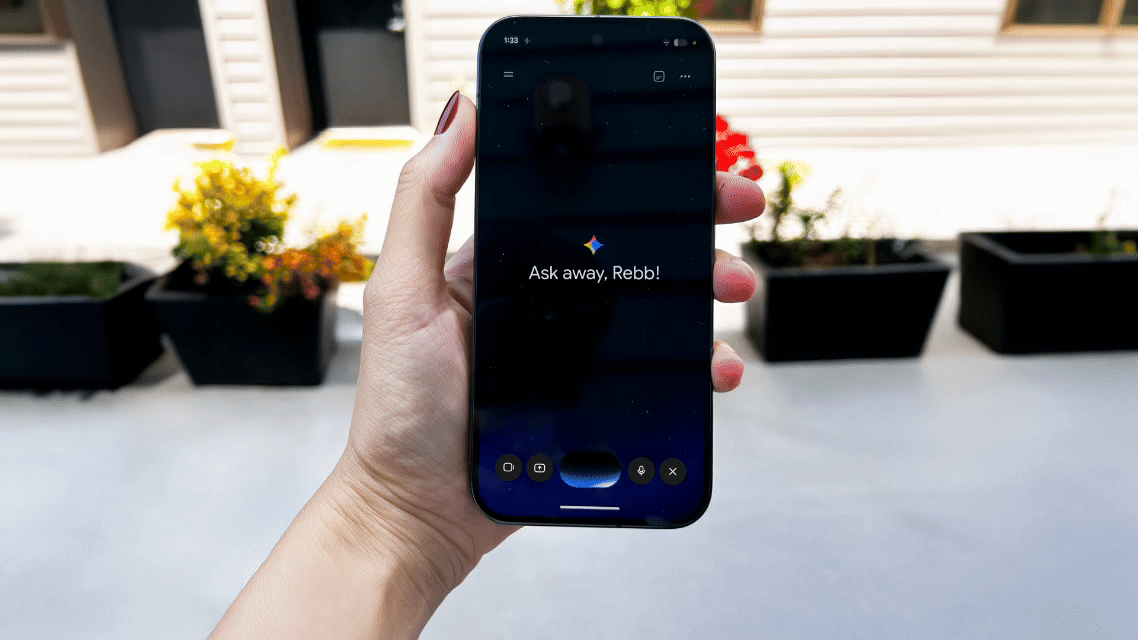 Gemini Live on a phone