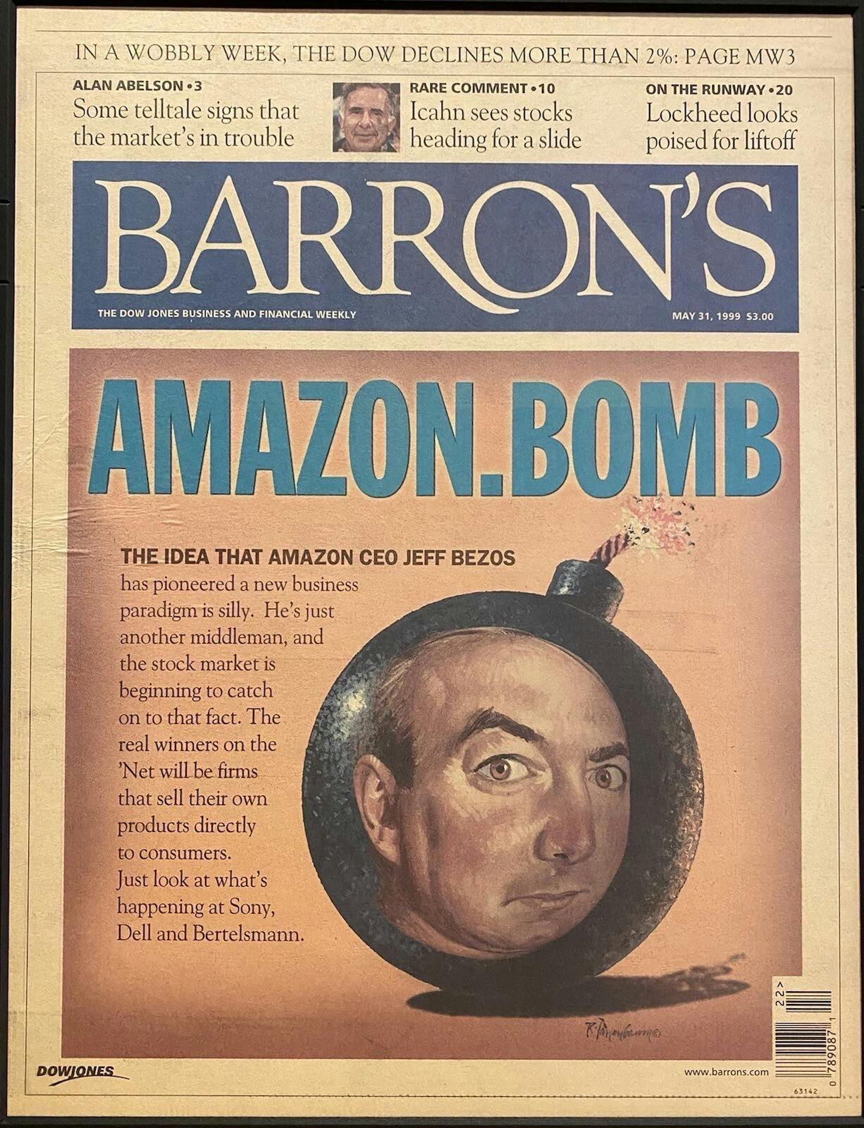 Amazon cover - Barron's