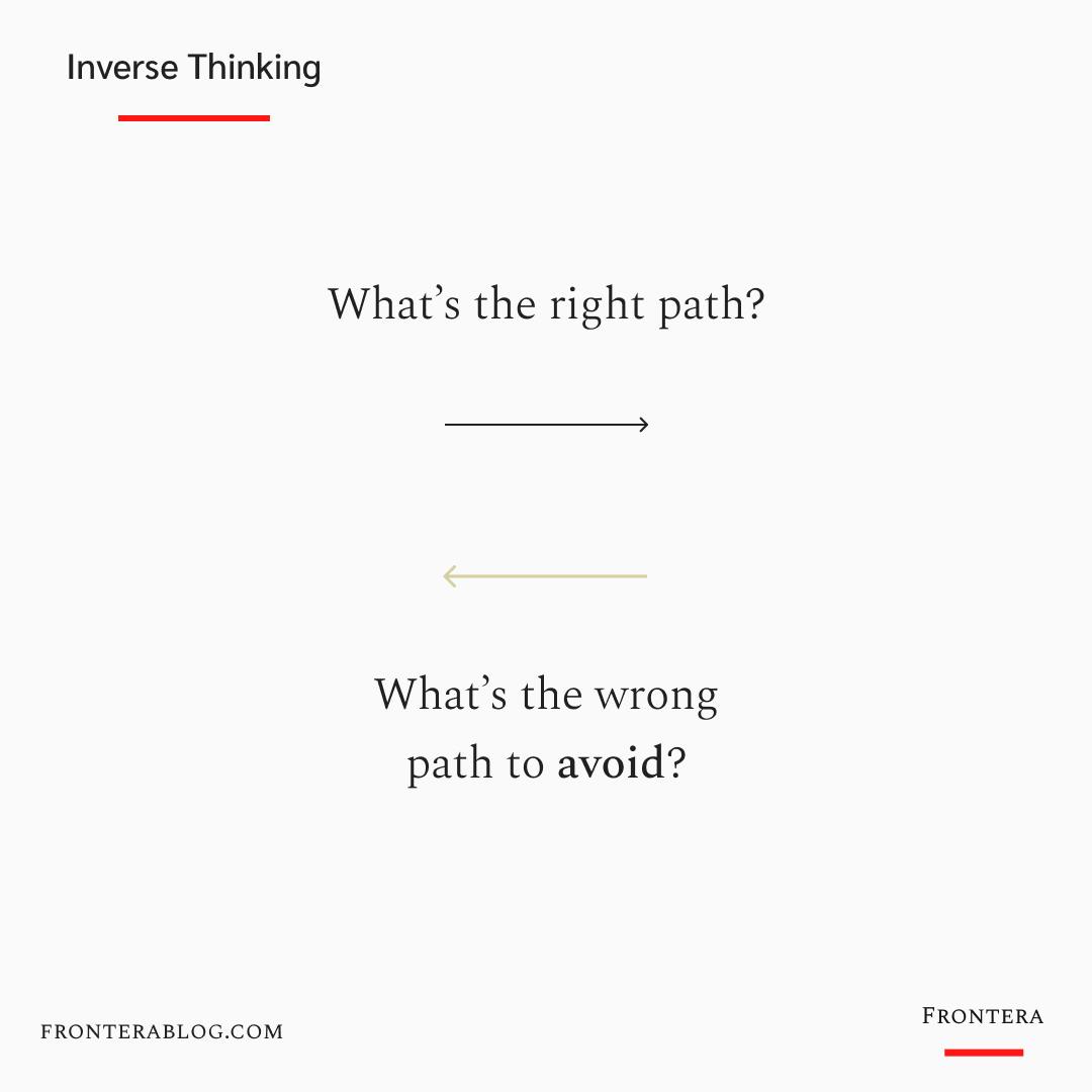 Inverse Thinking