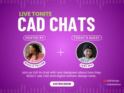 CAD Chats with host Mikelle Pellum and guest Jade Wei, live tonight.