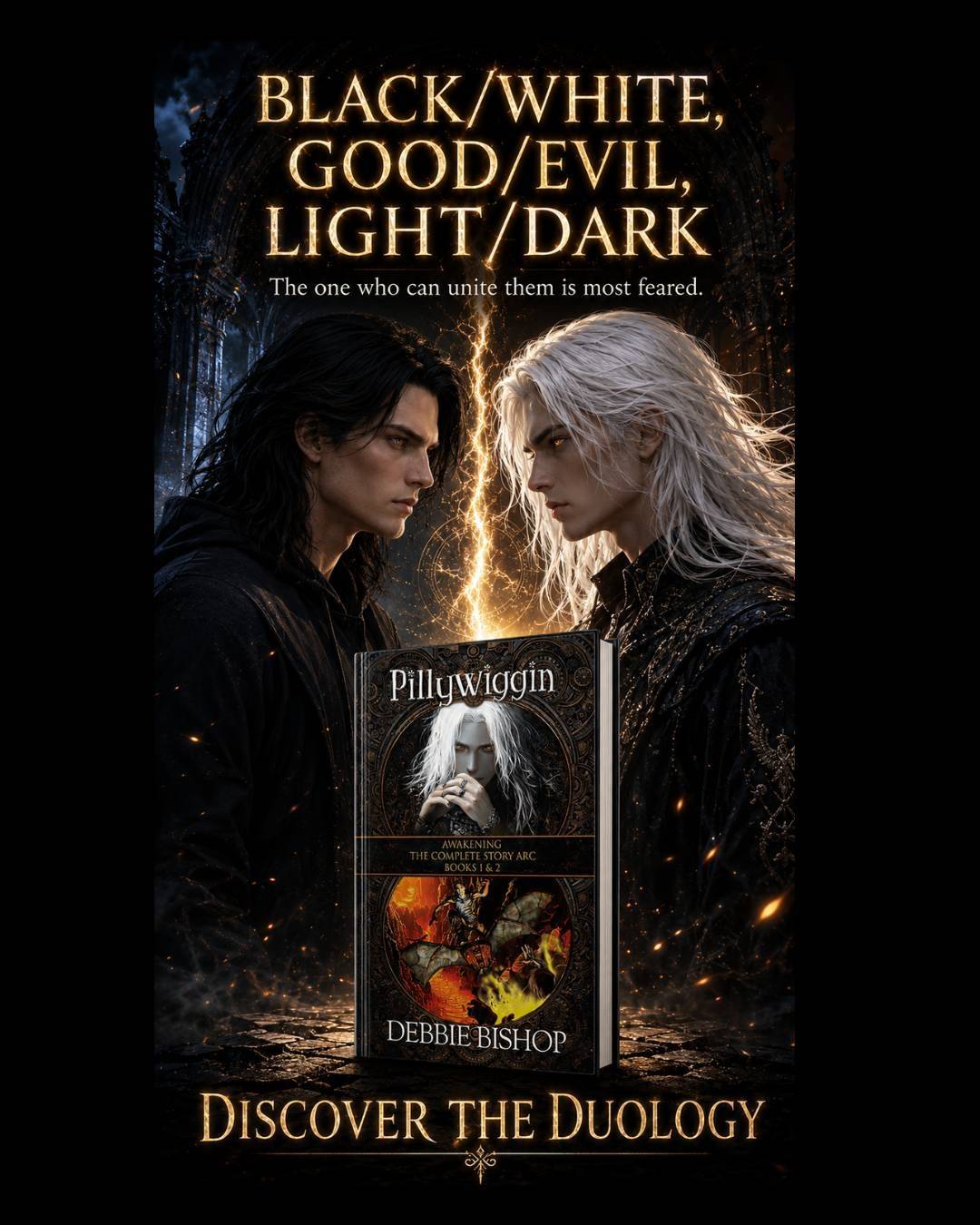 Black/White, Light/Dark, Good/Evil - To the heirarchy, the most dangerous being is one that unites