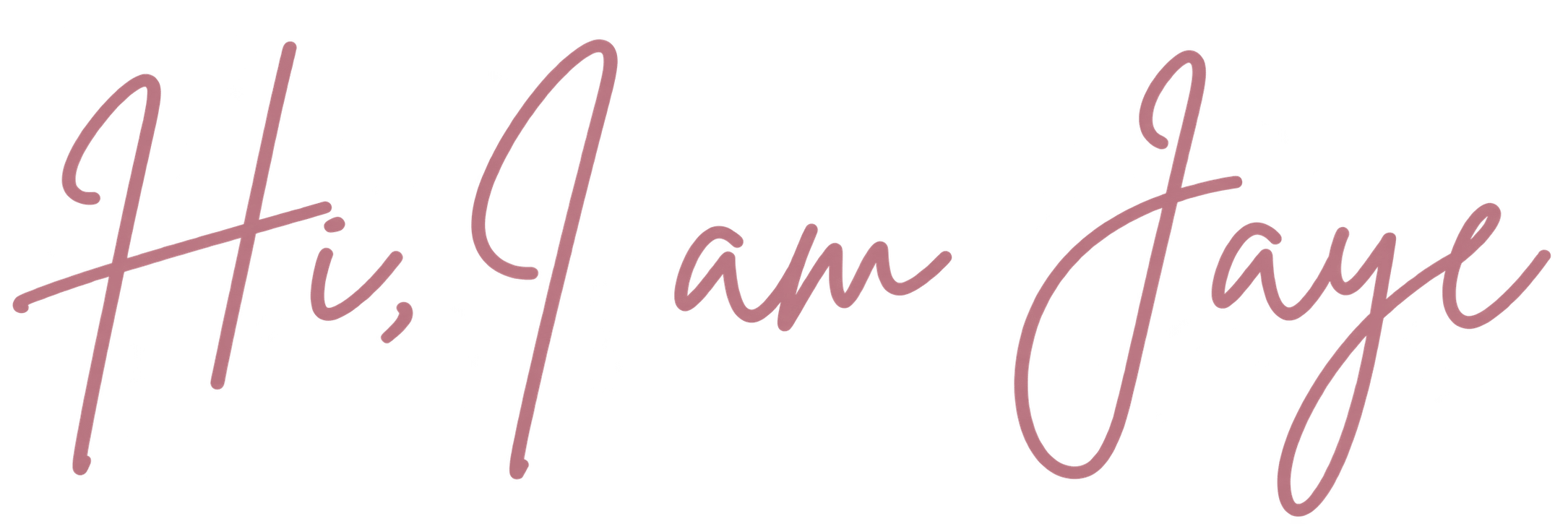 Hi, I am Jaye