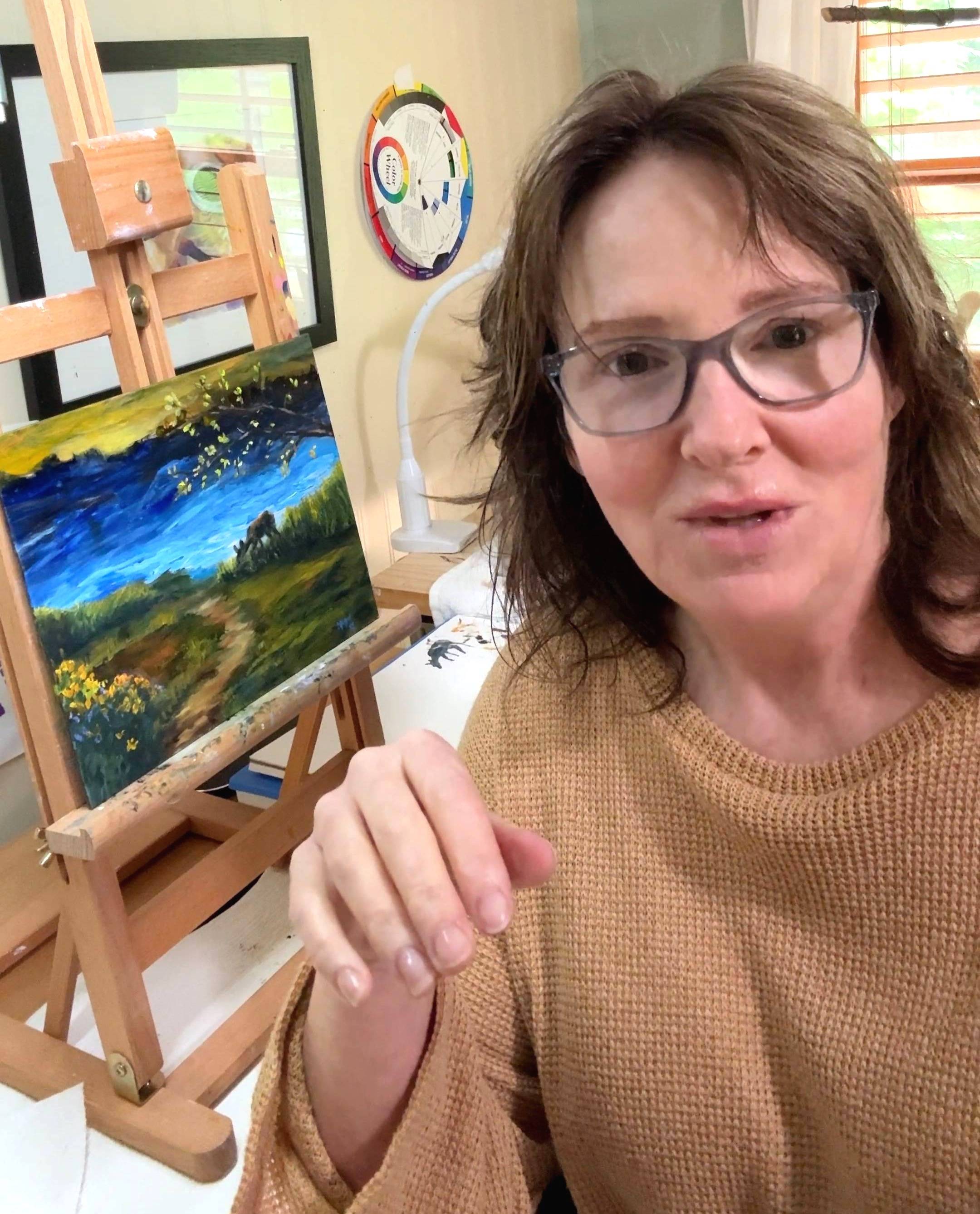 Molly's Fine Art Oil Painting Peony Tutorial