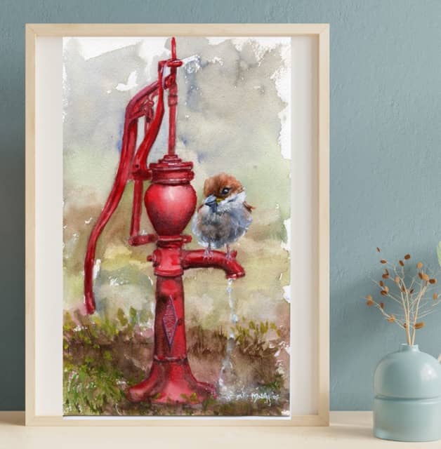 Mollys Fine Art Watercolor Original Art