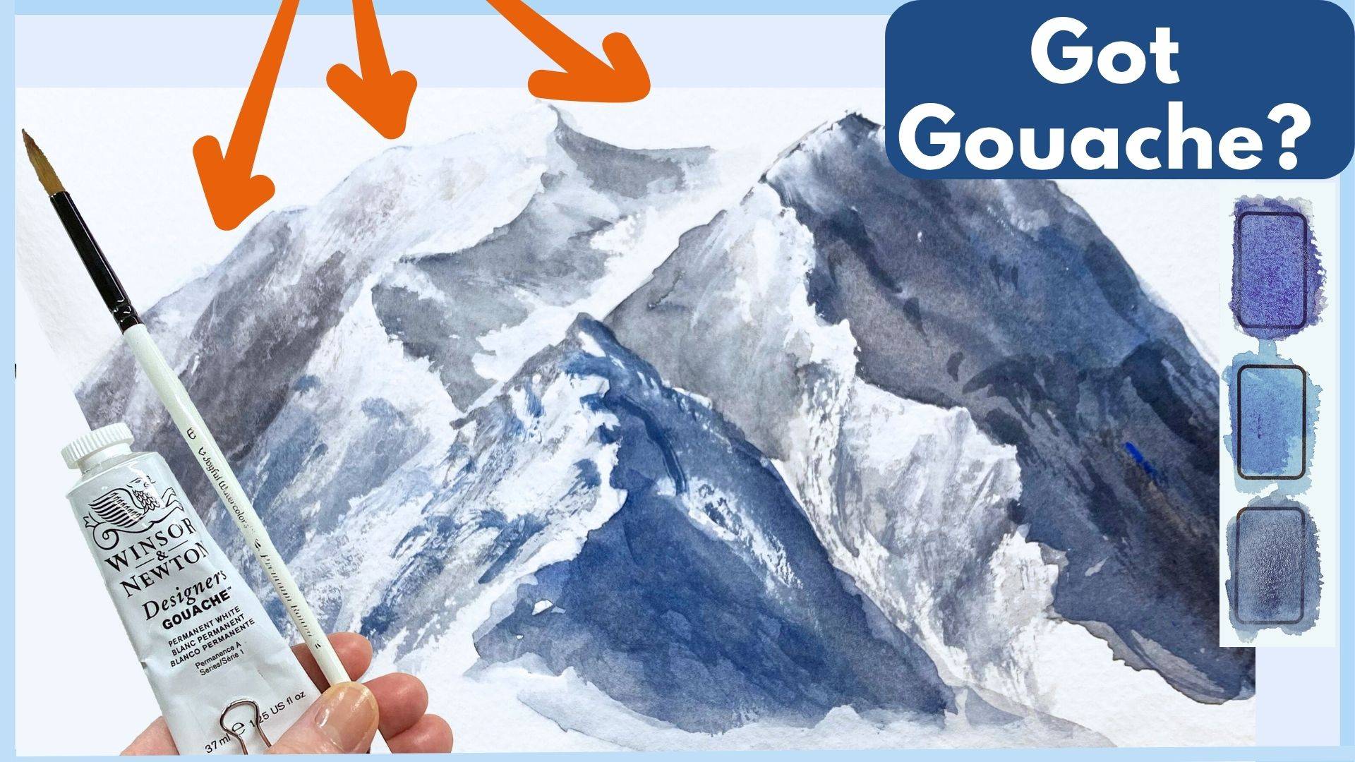 Molly's Fine Art Watercolor and Gouache Tutorial