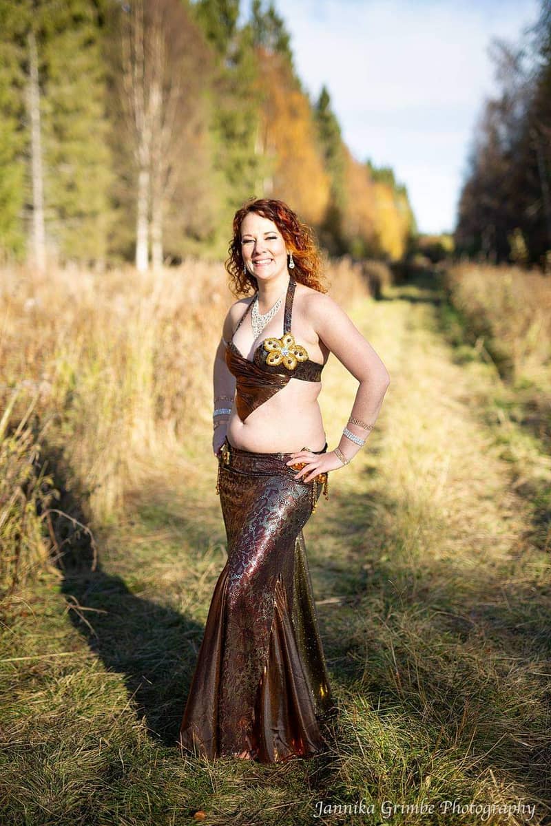 Belly Dance Costume Workshop student Frida Palmbo