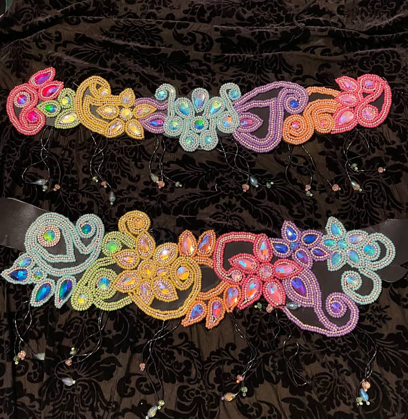 BDCW student Debbie Robinson Swirly Belt