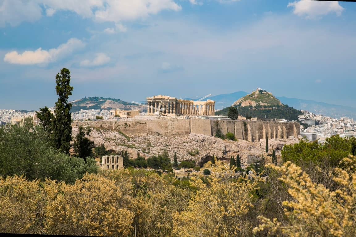 Historic Parthenon in Athens greece