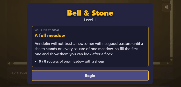 Bell & Stone game start
