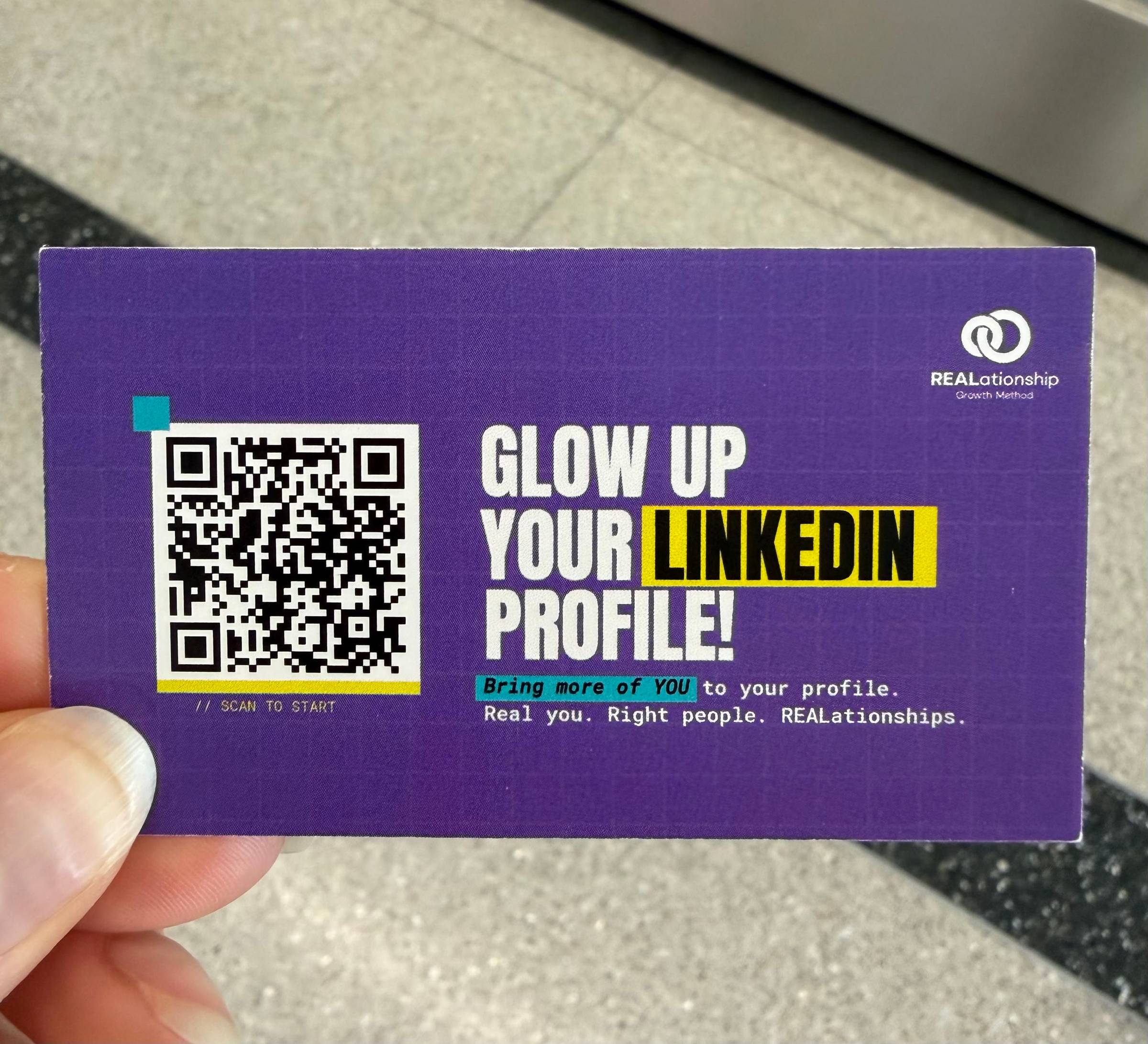 Glow up your linkedin profile - app that will help you refresh your banner, headline, about, and experience sections.