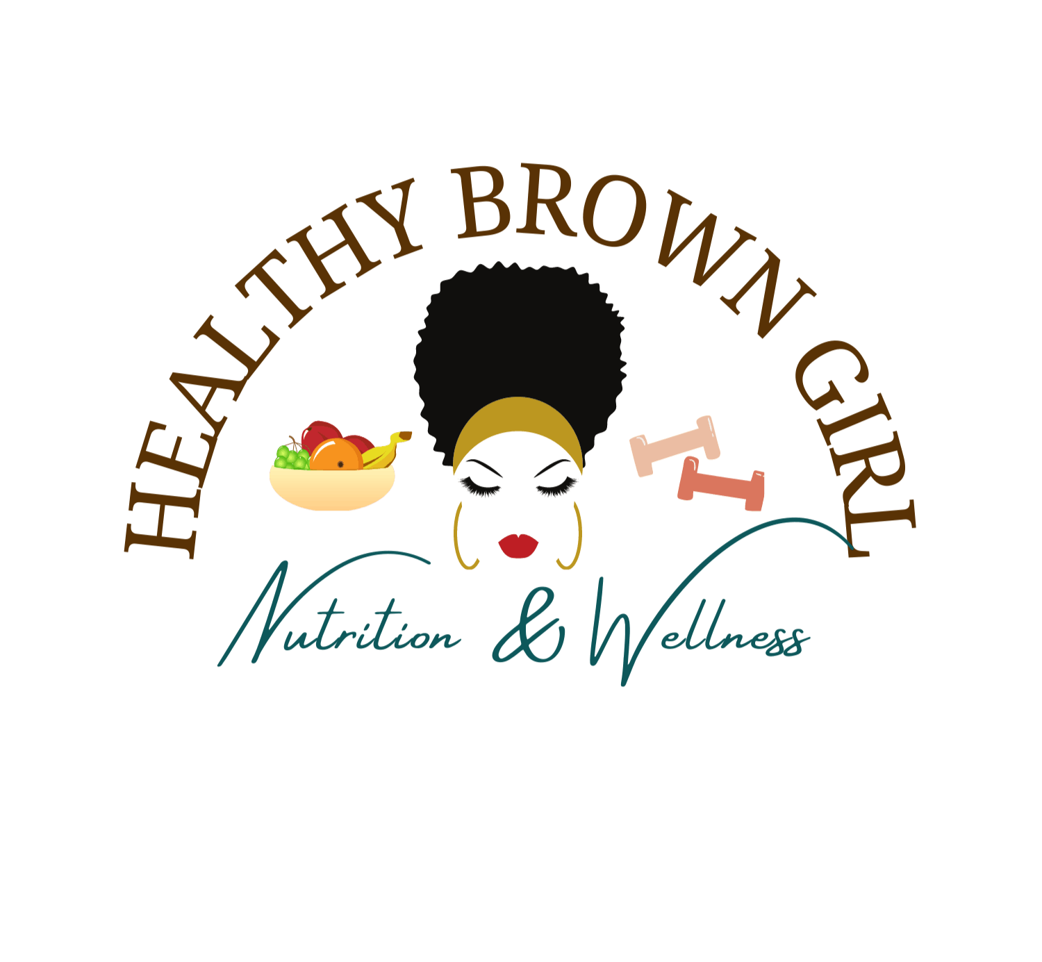 Healthy Brown Girl Logo