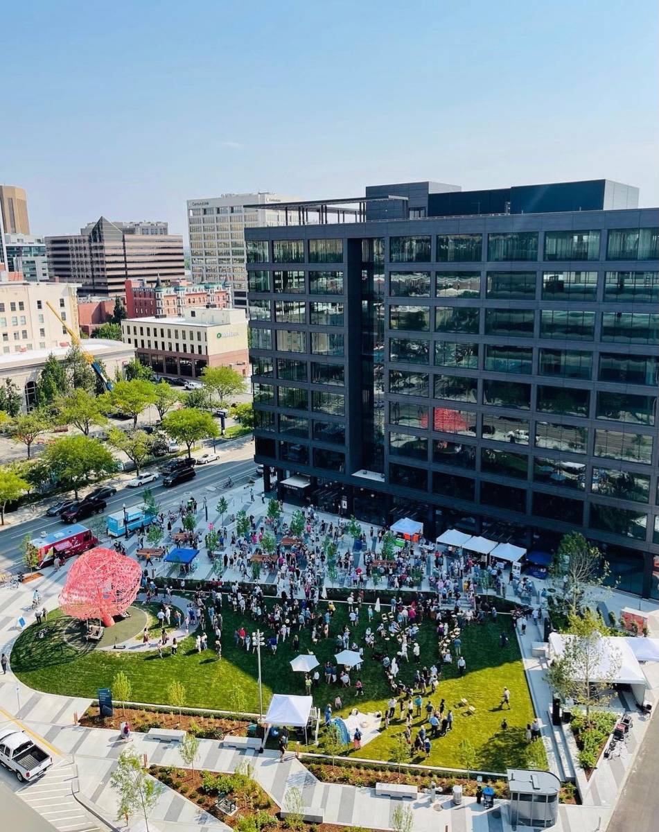 Parkside Market opens by Cherie Buckner-Webb Park in Boise, ID