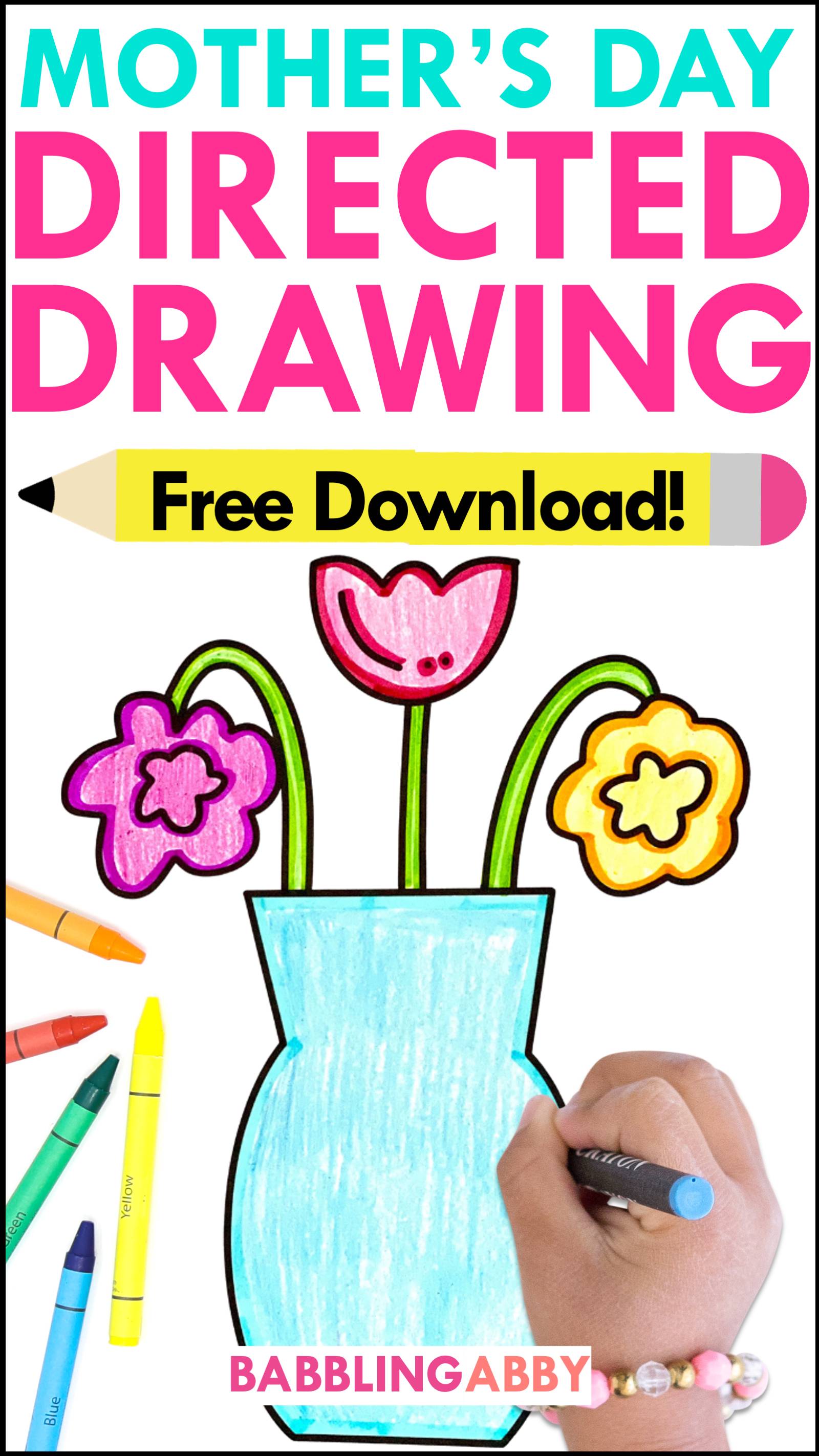 Mother's Day Directed Drawing