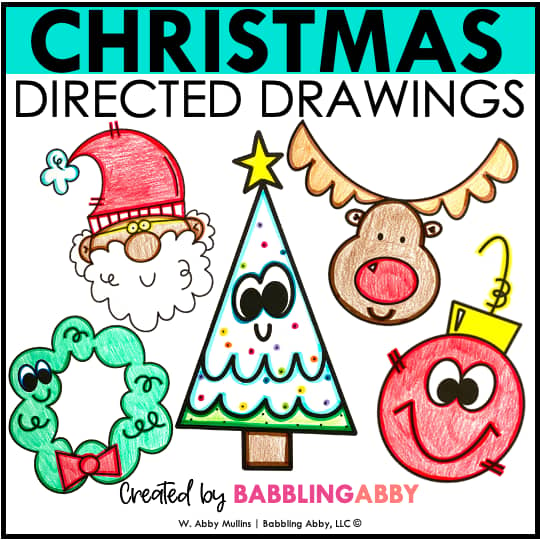 Christmas Directed Drawings