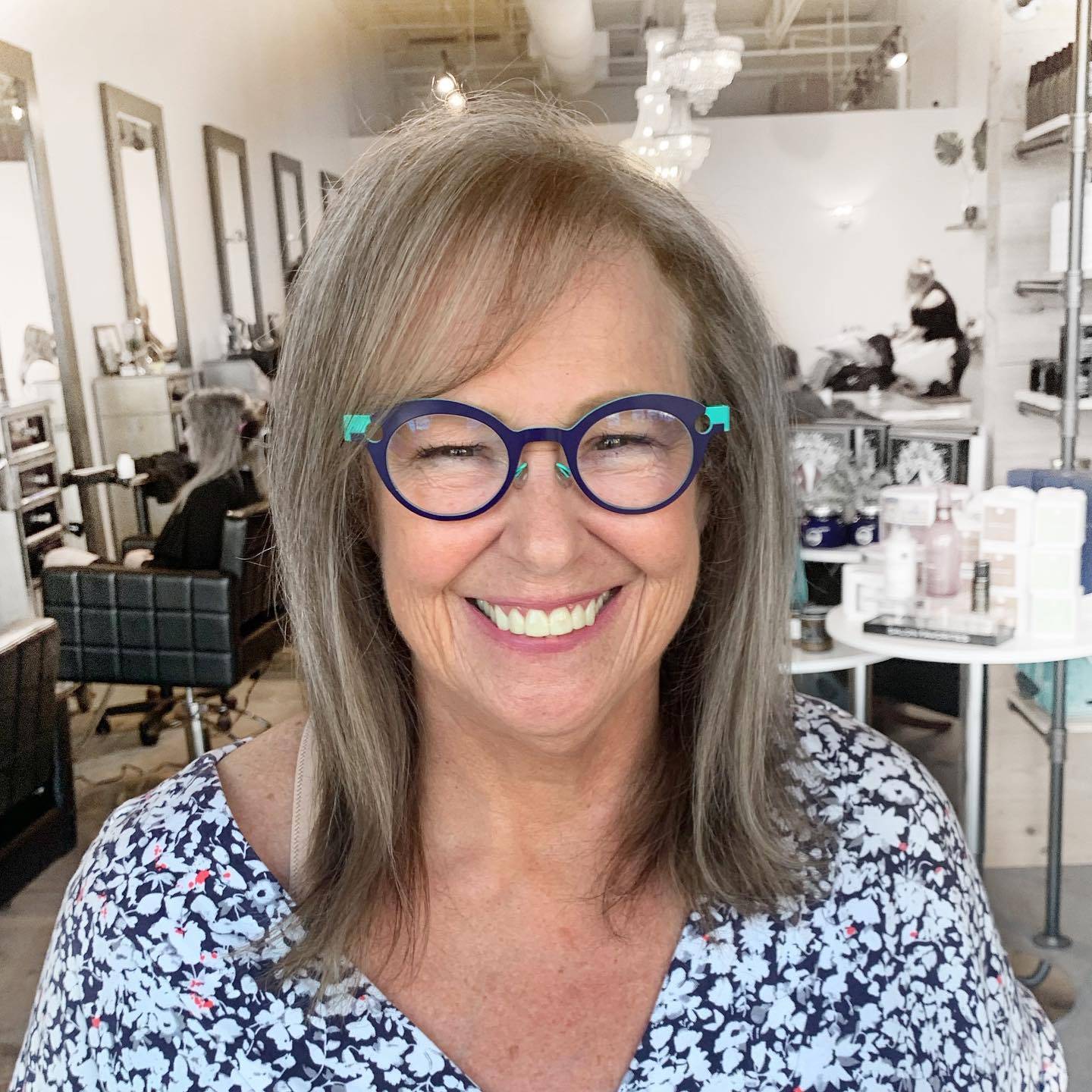 After not having been in a salon for professional color all year, Nancy was very happy to say the least! ✨It was such a pleasure to have such a sweet soul in my chair.❤️
.
We decided to do some gray blending. She had been using a box color during quarantine and wanted something that would be more blended with her natural color as it grew out.
.
@hairbyjoannaallen 
@pureandcouture
.

#destin
#destinflorida 
#destinlocal 
#destinhairstylist 
#destinhair 
#destinhairsalon 
#destinstylist 
#destinsalon 
#fortwaltonbeach 
#fortwaltonbeachhair 
#fortwaltonbeachstylist 
#fortwaltonhairstylist 
#grayblending 
#grayhair #greyhair #grayhaircolor
#behindthechair 
#styleyourstory