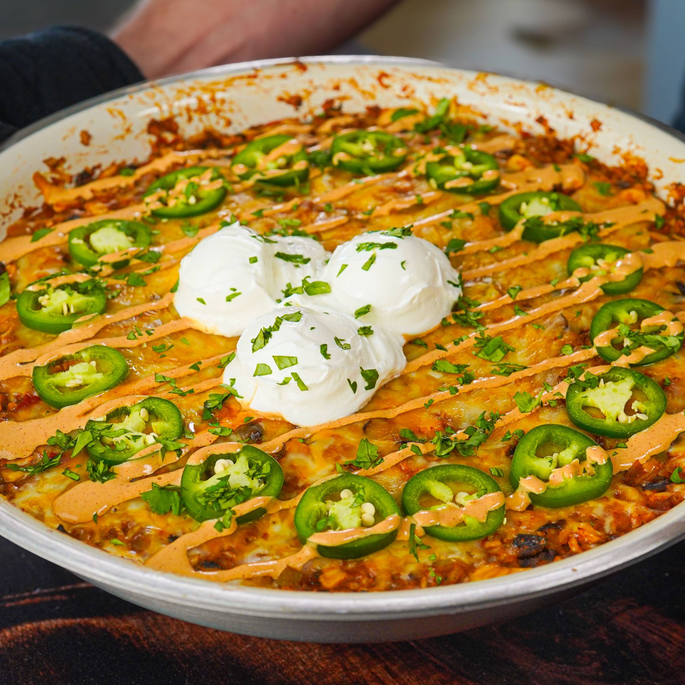 cheesy taco rice
