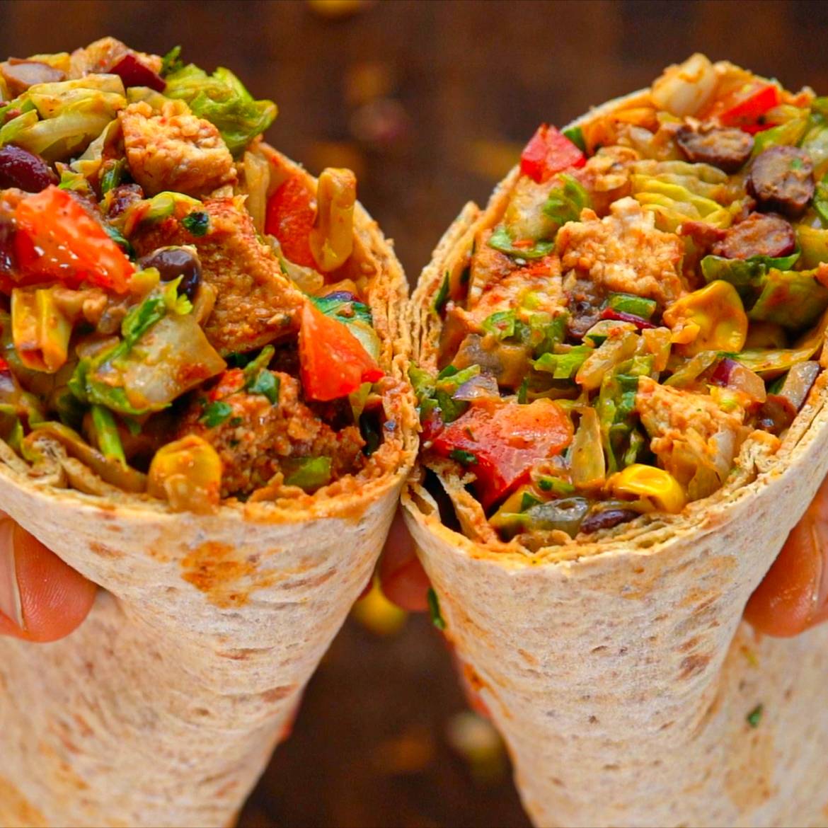 chipotle salad wraps