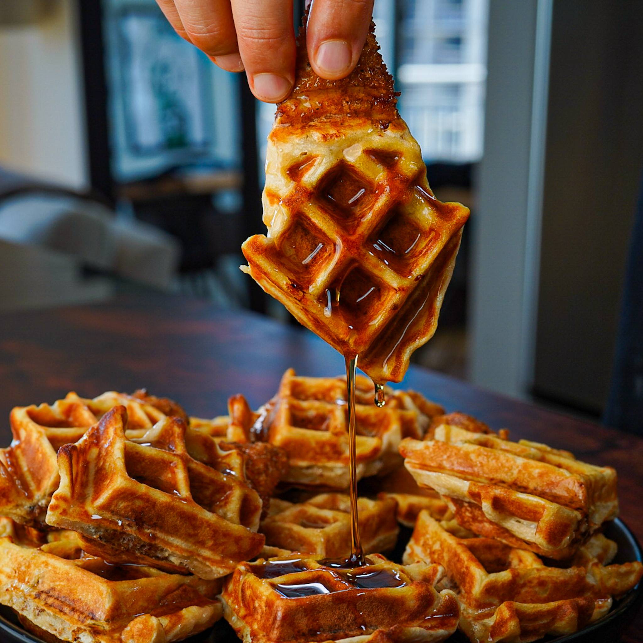 chicken and waffles