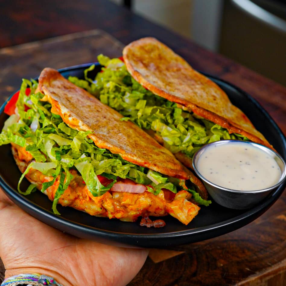 buffalo chicken chalupas