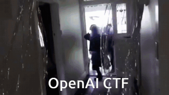 Actual footage of OpenAI doing a CTF.