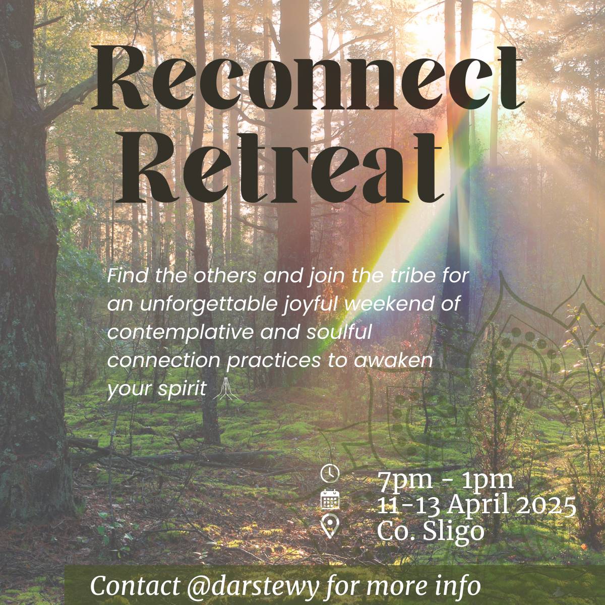 reconnection retreat sligo ireland