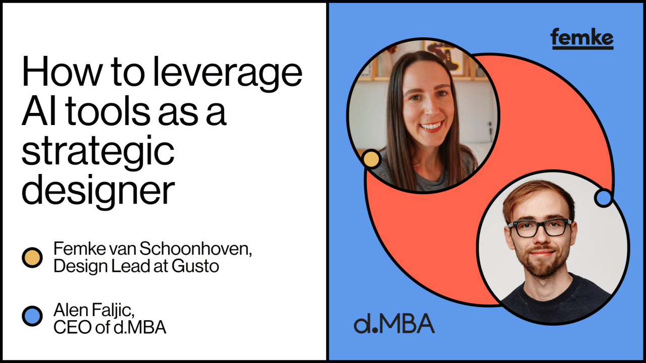 Leverage AI tools as a strategic designer