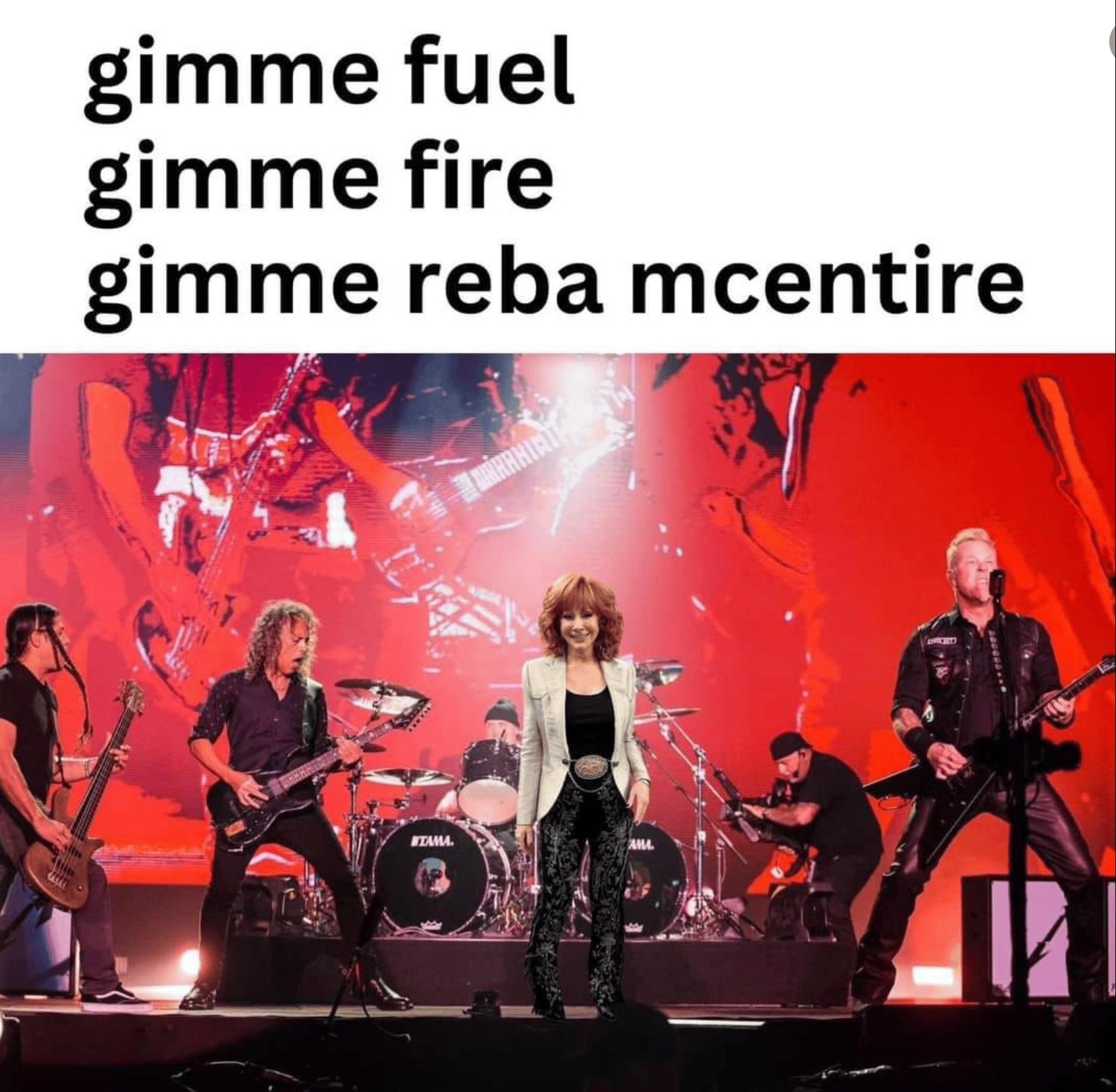 Metallica and Reba