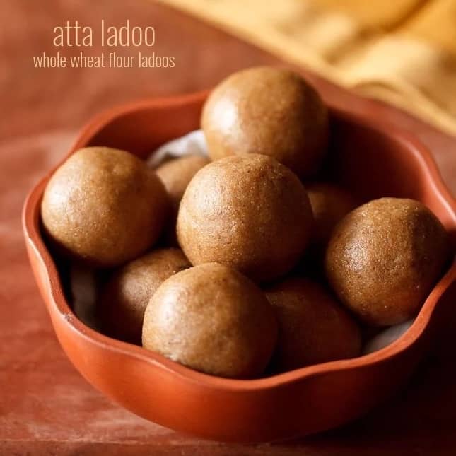Atta Laddu | Whole Wheat Ladoo